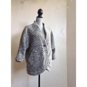 NWOT $228 PJK Patterson J Kincaid Coccoon Oversized Sweater Jacket Women XS/S